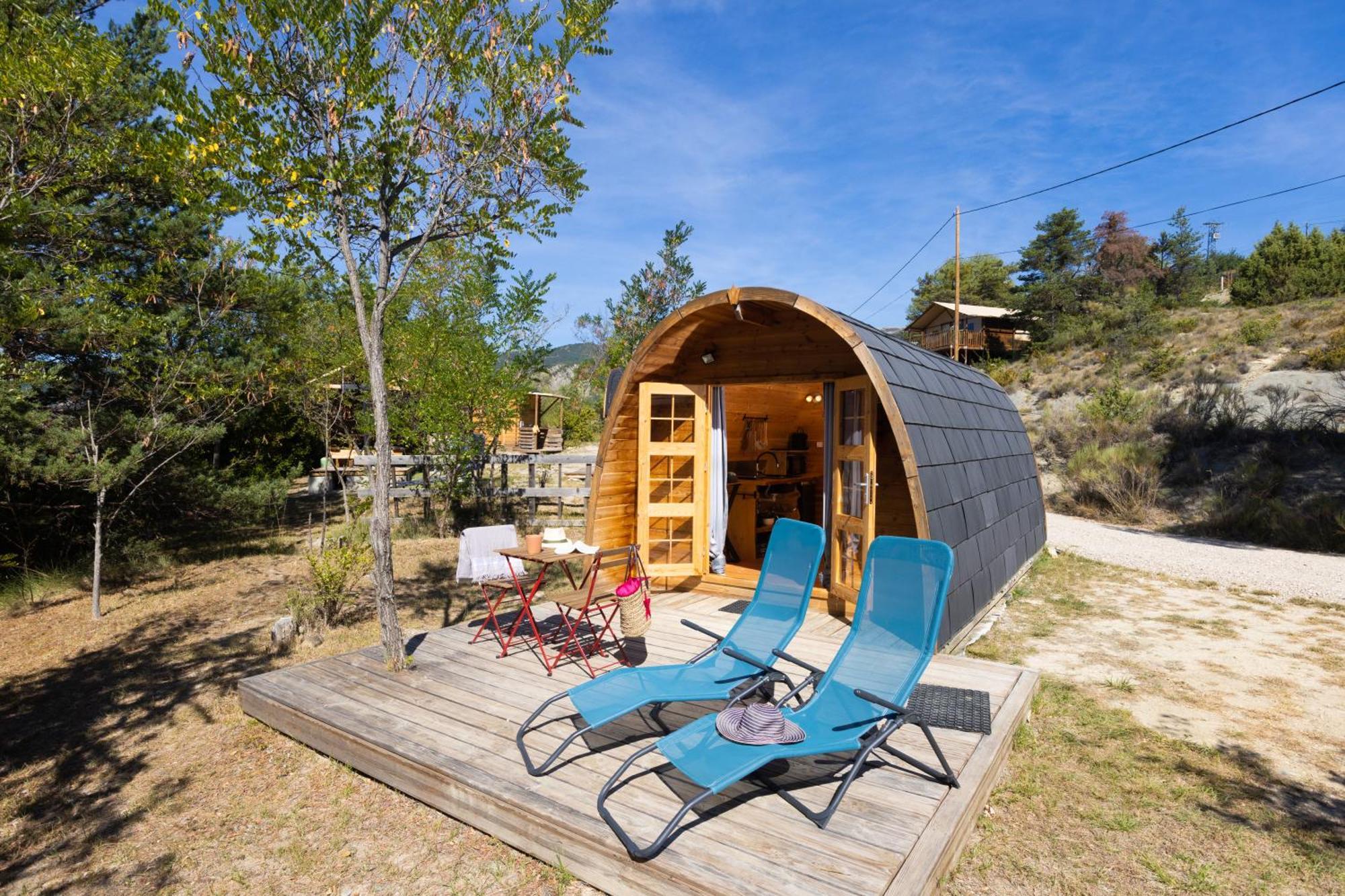Camping Les Hauts De Rosans Buitenkant foto